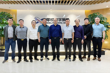 广西玉林市高新区领导莅临零极数字集团考察指导！